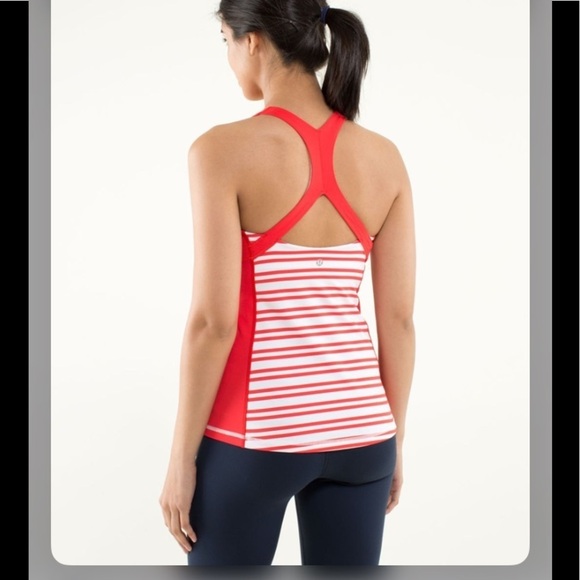 Lululemon Run:Fast Track Tank Twin Stripe L. - Picture 2 of 14